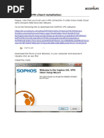 Sophos Connect Client Installation Guide | PDF