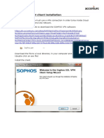 Sophos VPN Guide - Issues