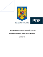 Programul Operational Pentru Pescuit 2007 2013 Revizuit 09.08.2010