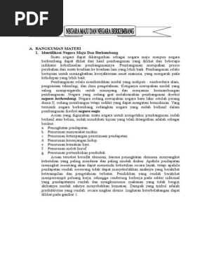 Ips Geografi Negara Maju Berkembang Pdf