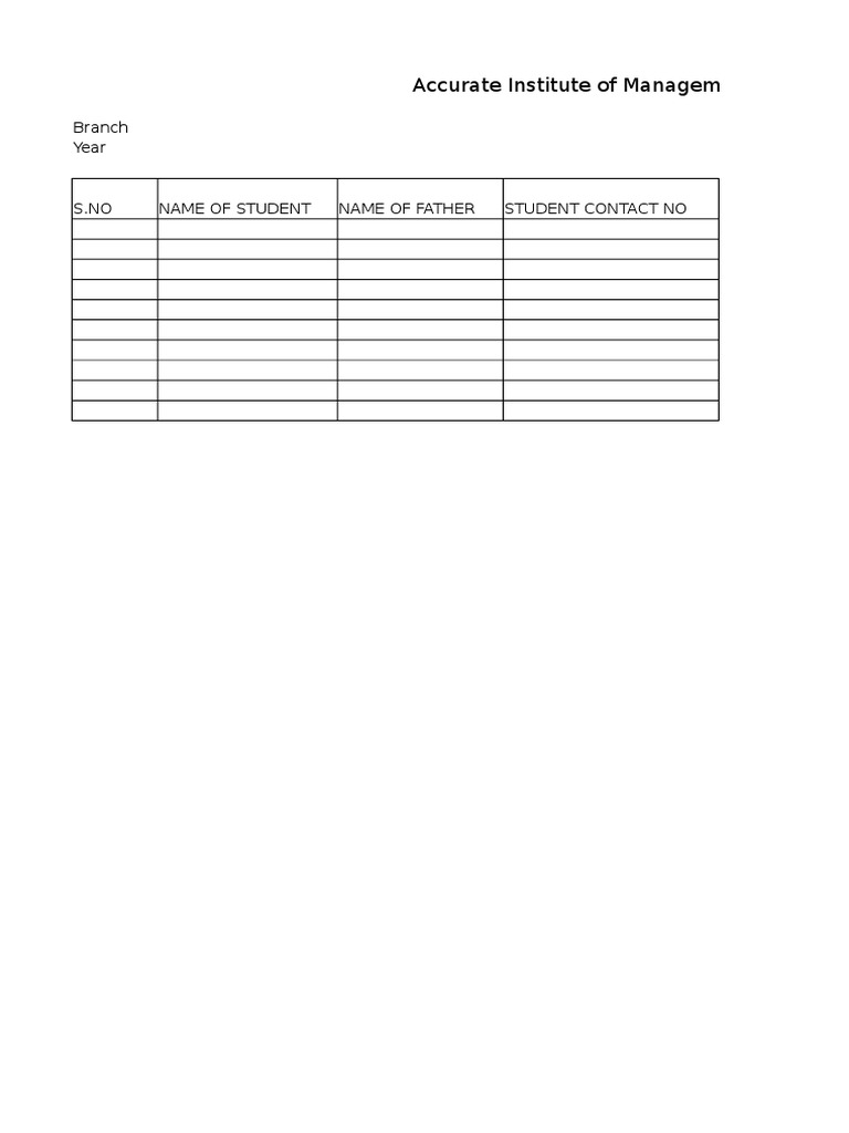 List of Student | PDF