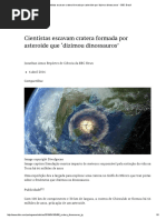 Cientistas Escavam Cratera Formada Por Asteroide Que ‘Dizimou Dinossauros’ - BBC Brasil