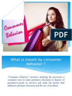 Consumer Behaviour Ppt