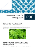 Legalization of marijuana