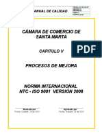 Capitulo V Procesos de Mejora