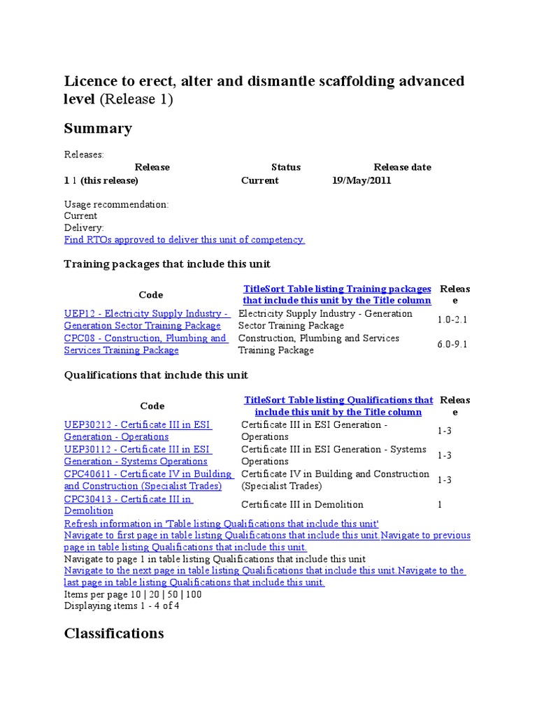Advanced Scaffolding License Overview | PDF | Scaffolding | Personal ...