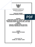 Risalah - Sidang - 1864 - Perkara 9 Puu VII - 2009, 30 MARET 2009 Final