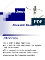 Articulación - Sinovial PDF