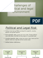 Challenges of Political and Legal Environments for MNEs