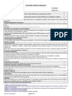 Docking Survey Checklist: Name of The Ship: IR. Number: Port of Registry: Report No.