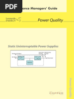 Static Uninterruptable Power Supplies