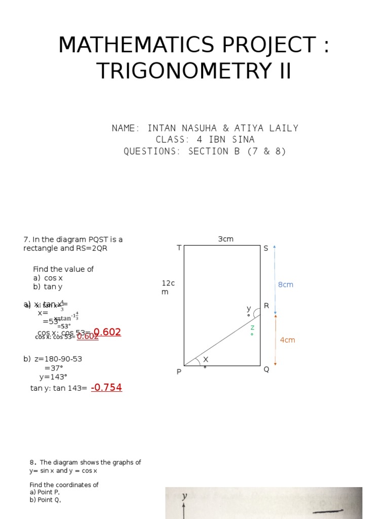 Trigonometry II Project Report | PDF