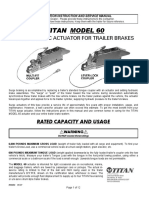 Titan Model 60: Surg-O-Matic Actuator For Trailer Brakes