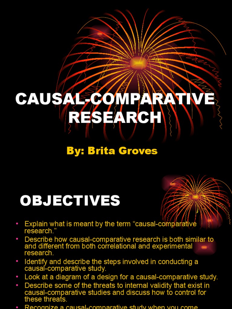 what cannot be seen as purpose of a causal study