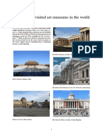 List of Most Visited Art Museums in The World PDF