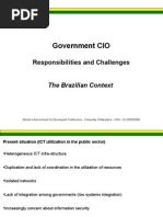 Government CIO - Responsabilities and Challenges - The Brazilian Context (Washington-DC)