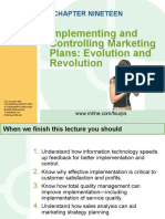 Chapter 19 - Implementing and Controlling Marketing Plans_evolution and Revolution