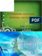 Differential Calculus Integral Calculus: Ece Special Topics