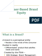 Customer Based Brand Equity