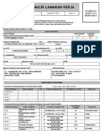 FLK (Formulir Lamaran Kerja) ADM 2016