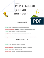 0 0 Structura Anului Scolar 20142015