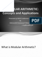Modular Arithmetic Concepts and Applications PDF