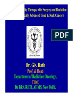 Dr. GK Rath: Department of Radiation Oncology, DR BRAIRCH, AIIMS, New Delhi