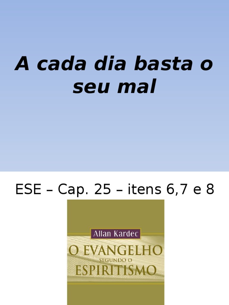 A Cada Dia Basta o Seu Mal | PDF | Céu | Oração