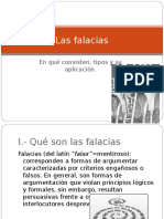 Tipos de Falacias