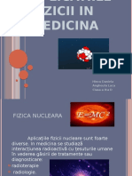 Aplicatiile Fizicii in Medicina