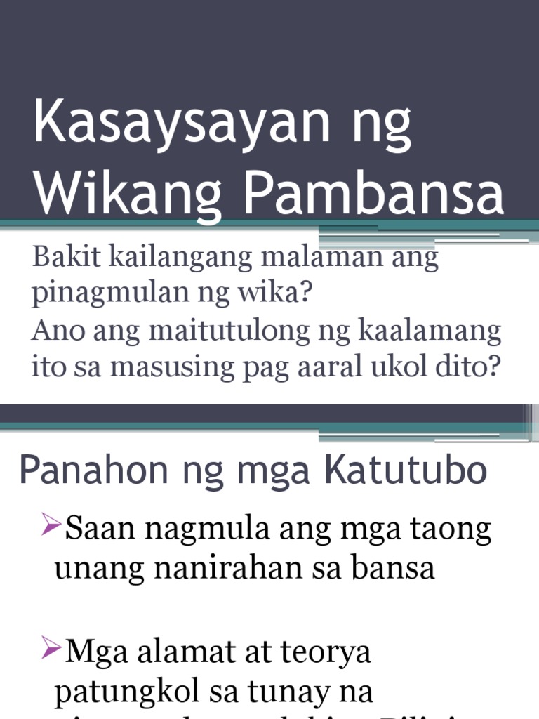 photo essay kasaysayan ng wikang pambansa