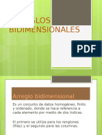 Arreglos Bidimensionales 