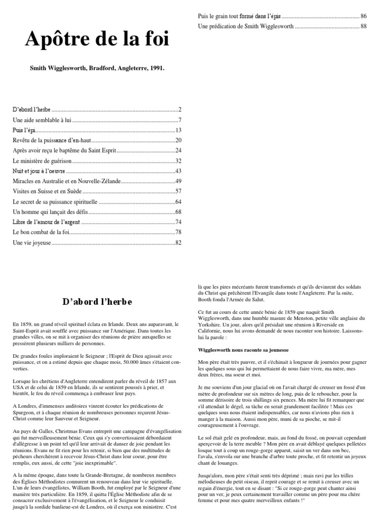 Livre Smith Wigglesworthpdf Saint Esprit Dieu