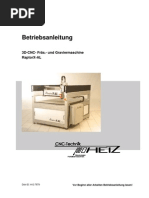 Download Betriebsanleitung_RaptorX by cncstep SN32388777 doc pdf
