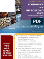 Economics Microecono Mics: Price Controls and Quotas: Meddling With Markets