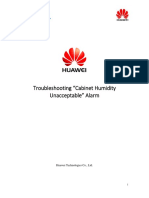 Troubleshooting - Cabinet Humidity Unacceptable - Alarm