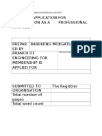 Post Graduate Engineeringexperience Report