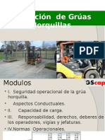 Seguridad y operación de grúas horquillas