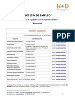 Boletín de Empleo #10 - Fundación H+D