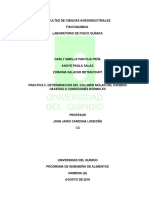 Informe de Laboratorio FISICOQUIMICA 2016