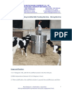 Calf Acidified Milk Feeding Machine Quotation