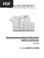 Parts catalog mp 6500