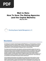 Bill Ackman's Presentation on Ratings Agencies