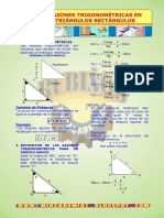 Razones Trigonometricas de Ángulos Agudos - Teoría y Problemas Resueltos PDF