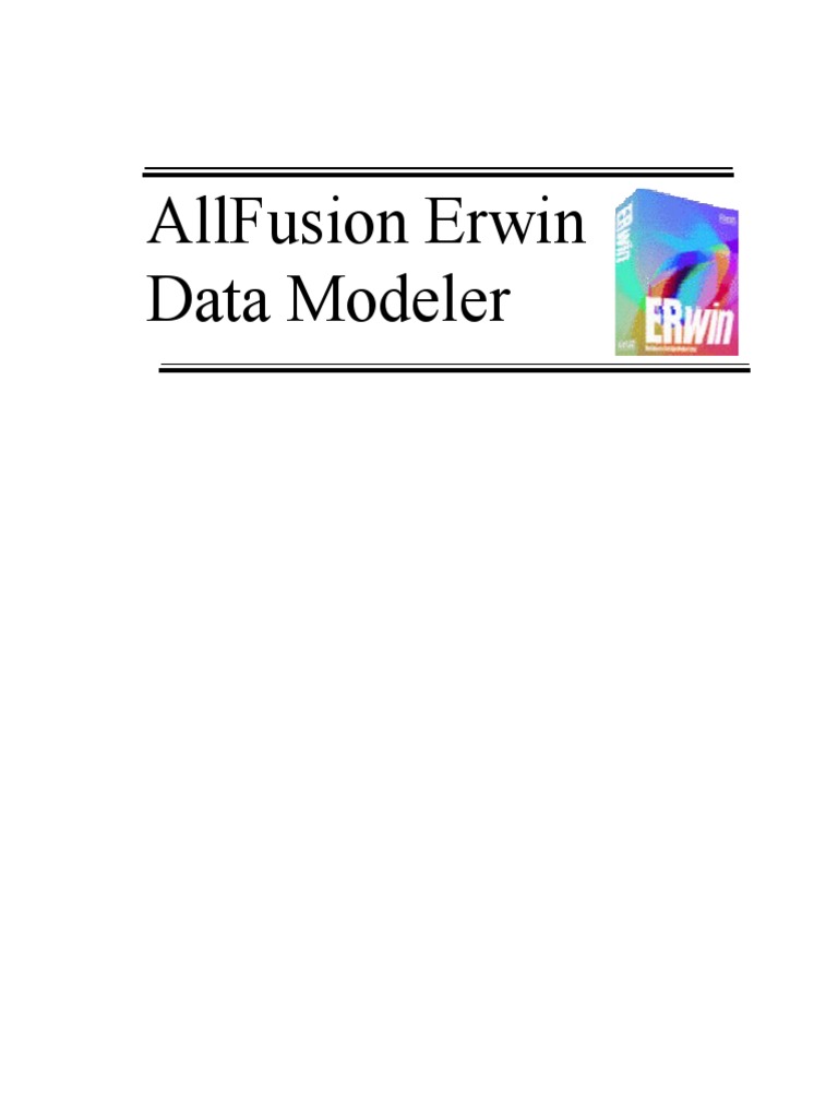 Manual Erwin 4 - 2008 | PDF | Bases de datos | Ventana (informática)