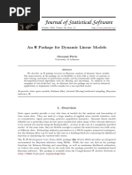 Journal of Statistical Software: An R Package For Dynamic Linear Models