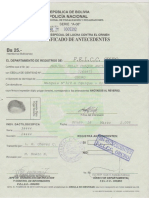 Certificado de Antecedentes 1