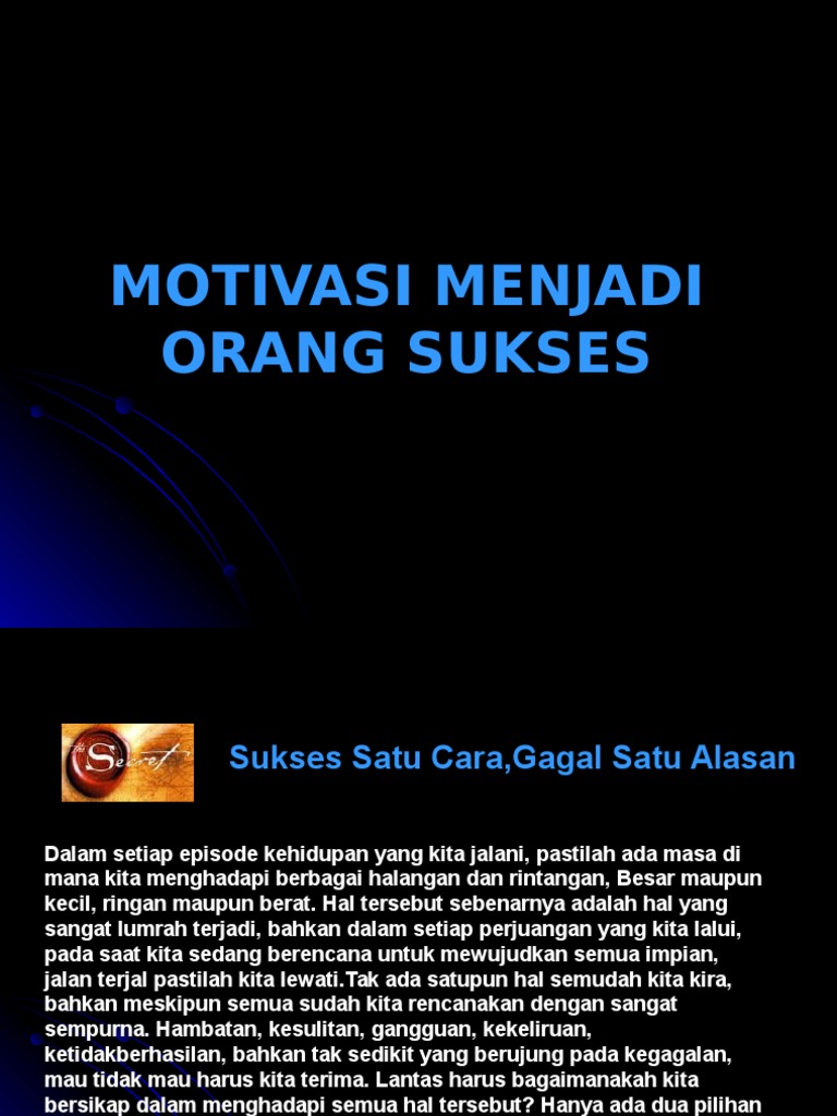 770+ Gambar Motivasi Orang Sukses Gratis Terbaik