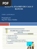 Examen de Caja y Bancos