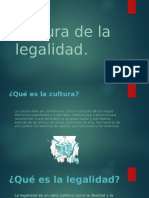 Cultura de La Legalidad